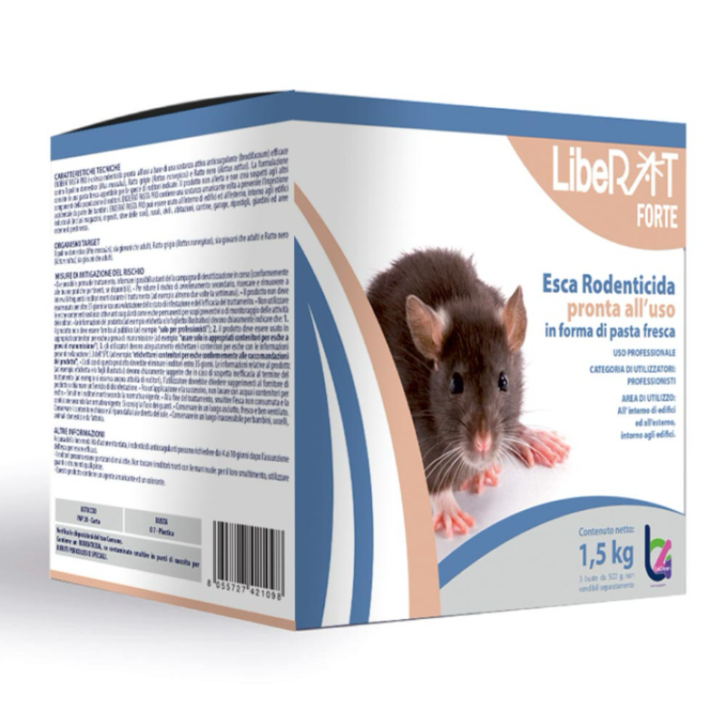 Liberat forte – rodenticida in esca fresca