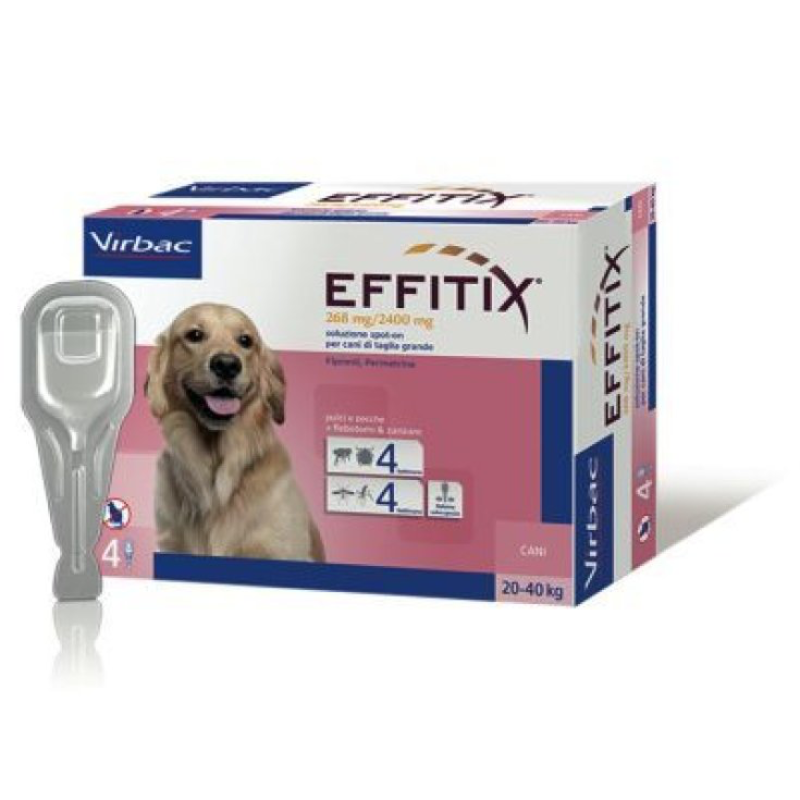 Virbac - effitix antiparassitario per cani 20-40kg