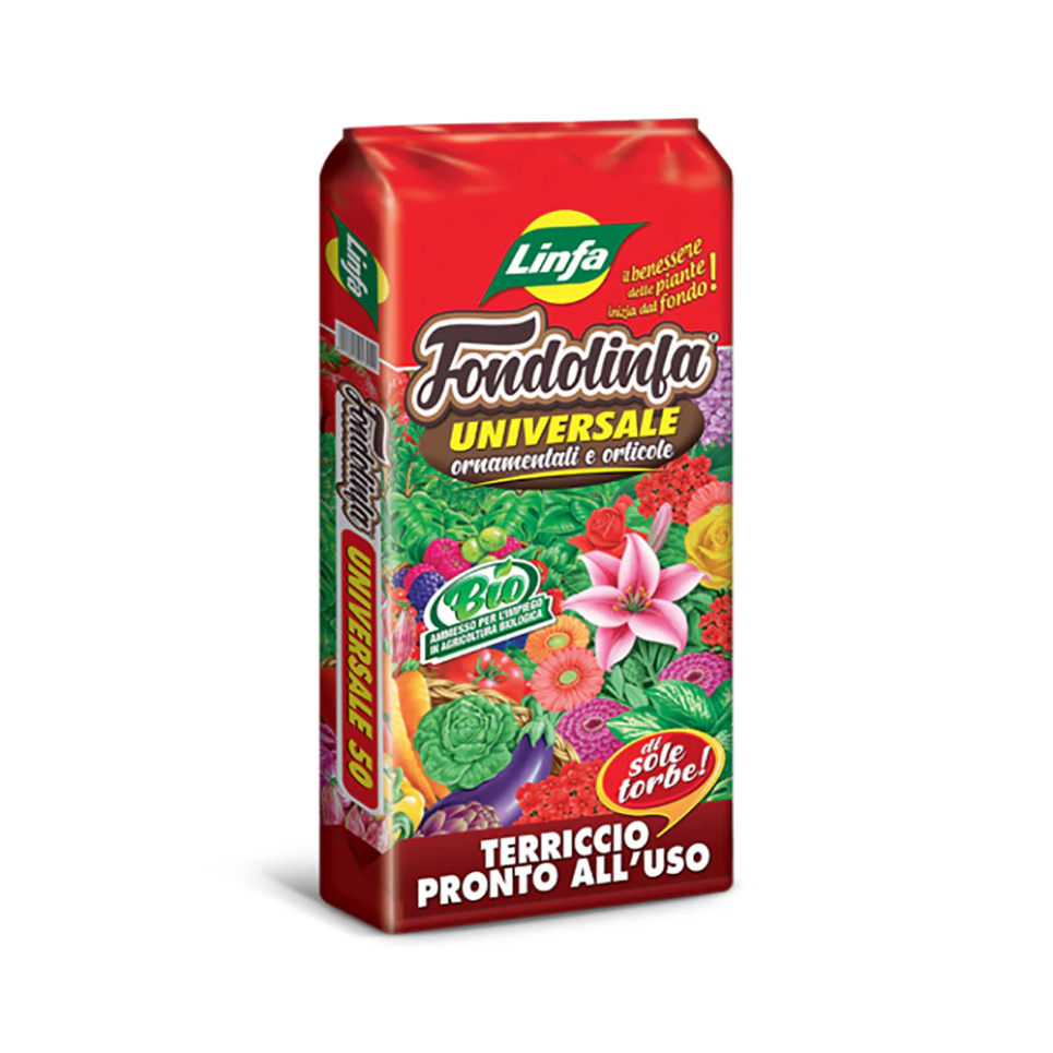 Fondolinfa universale 20L - terriccio per vaso e piena terra