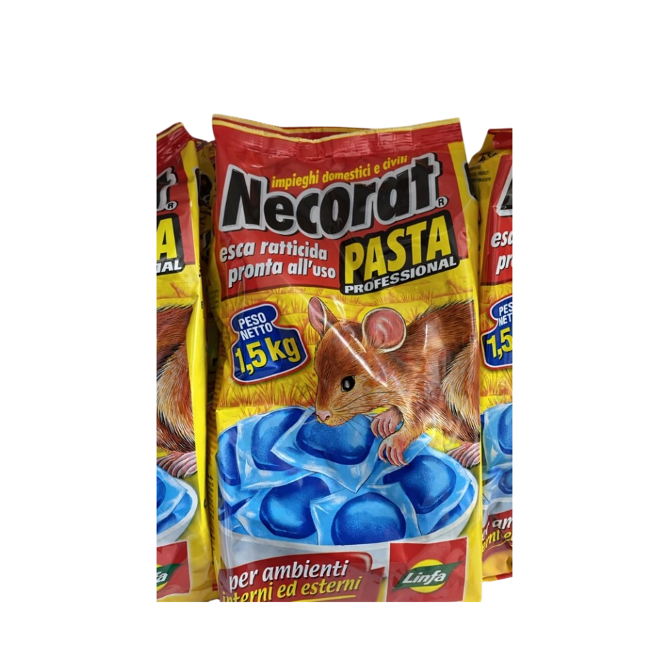 Linfa necorat - esche ratticide in bustine per esterni