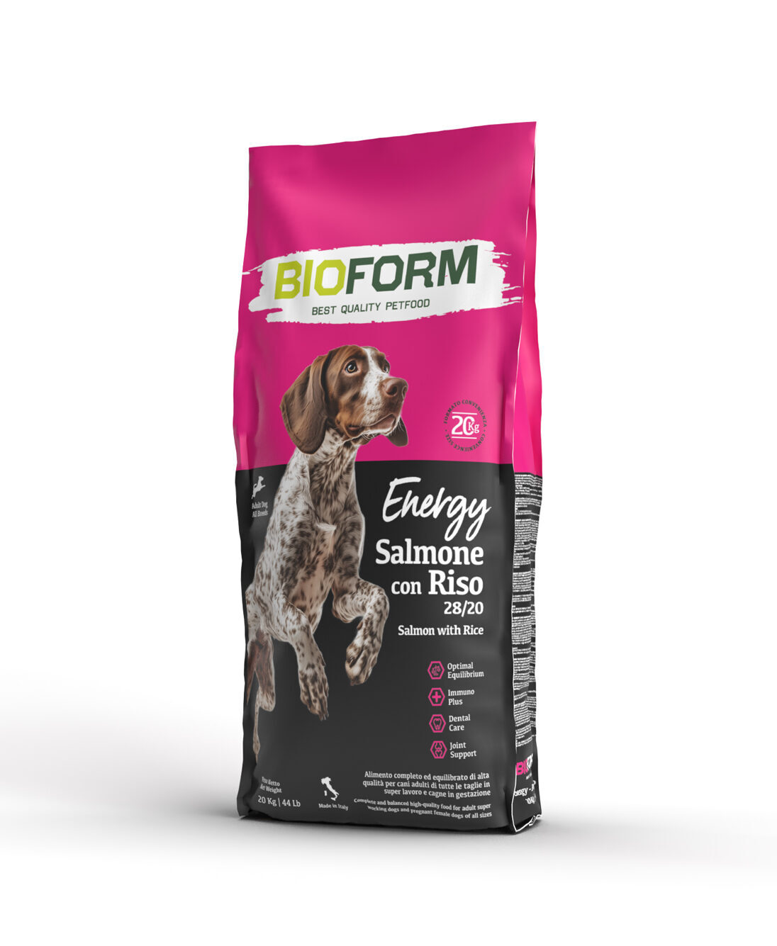 BIO FORM ENERGY SALMON 28/20 KG. 20