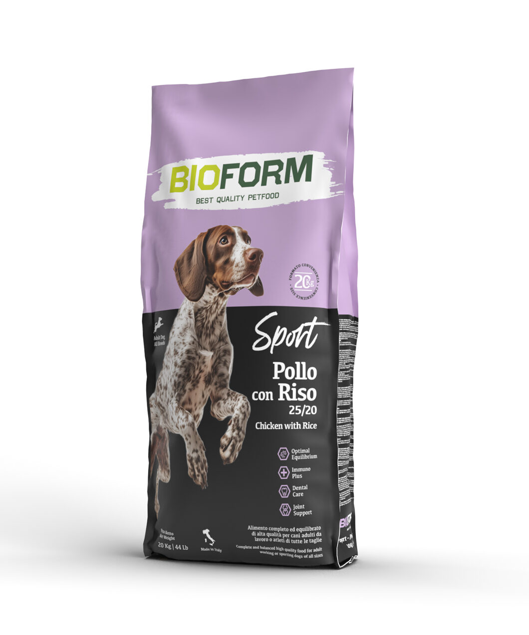 BIO FORM SPORT 25/20 POLLO e RISO KG. 20