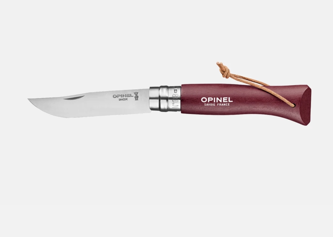 Coltello Opinel granata N. 08 acciaio inox