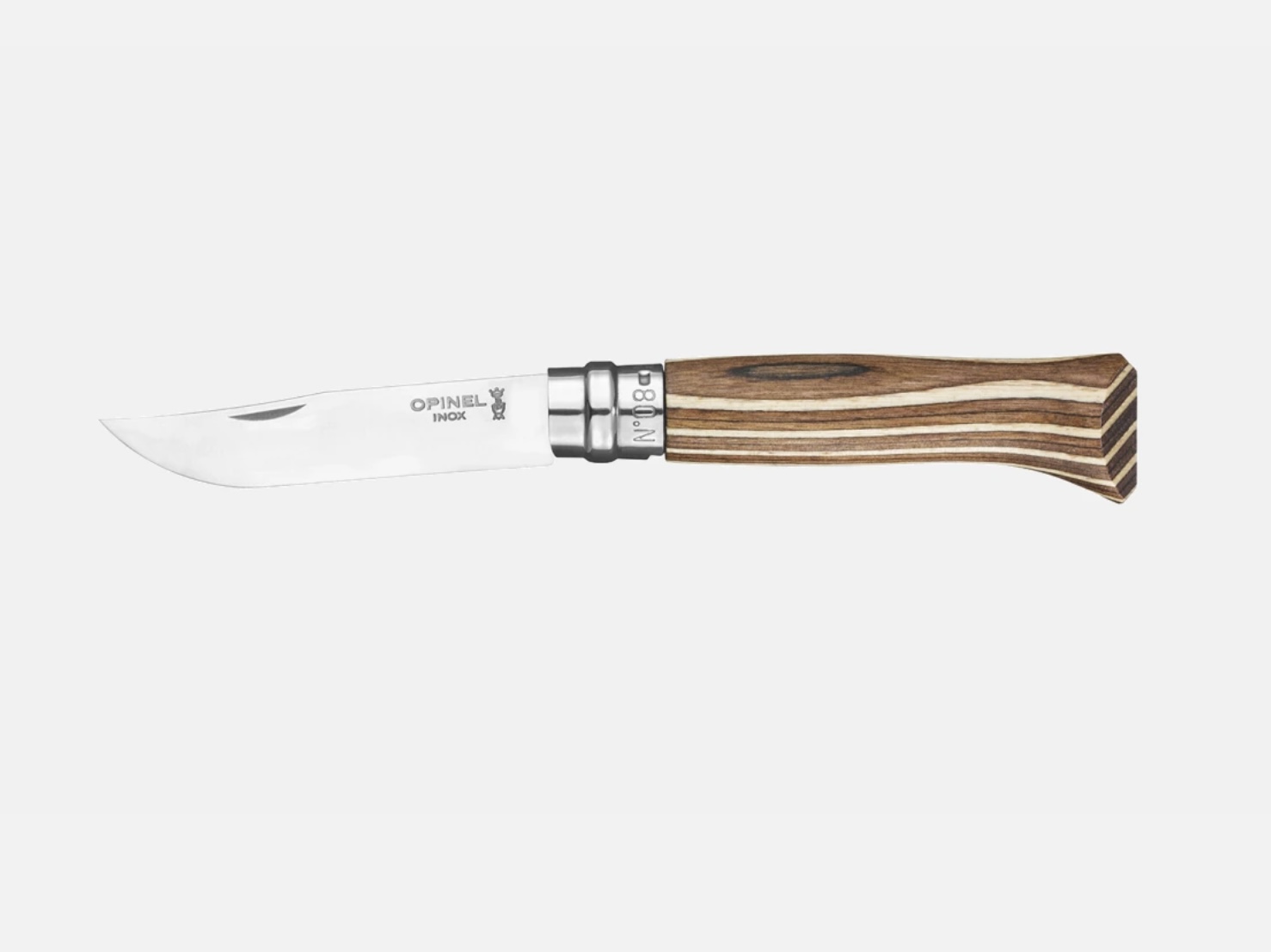 Coltello Opinel multistrato di betulla N.08