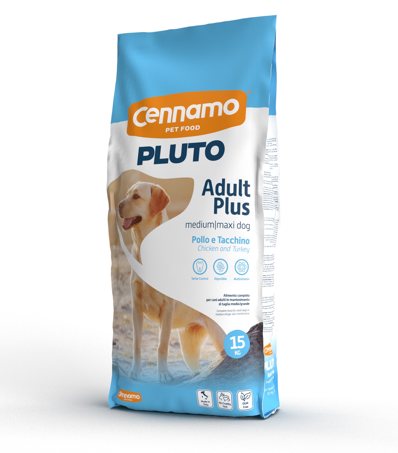 PLUTO Plus Pollo e Tacchino Kg. 18