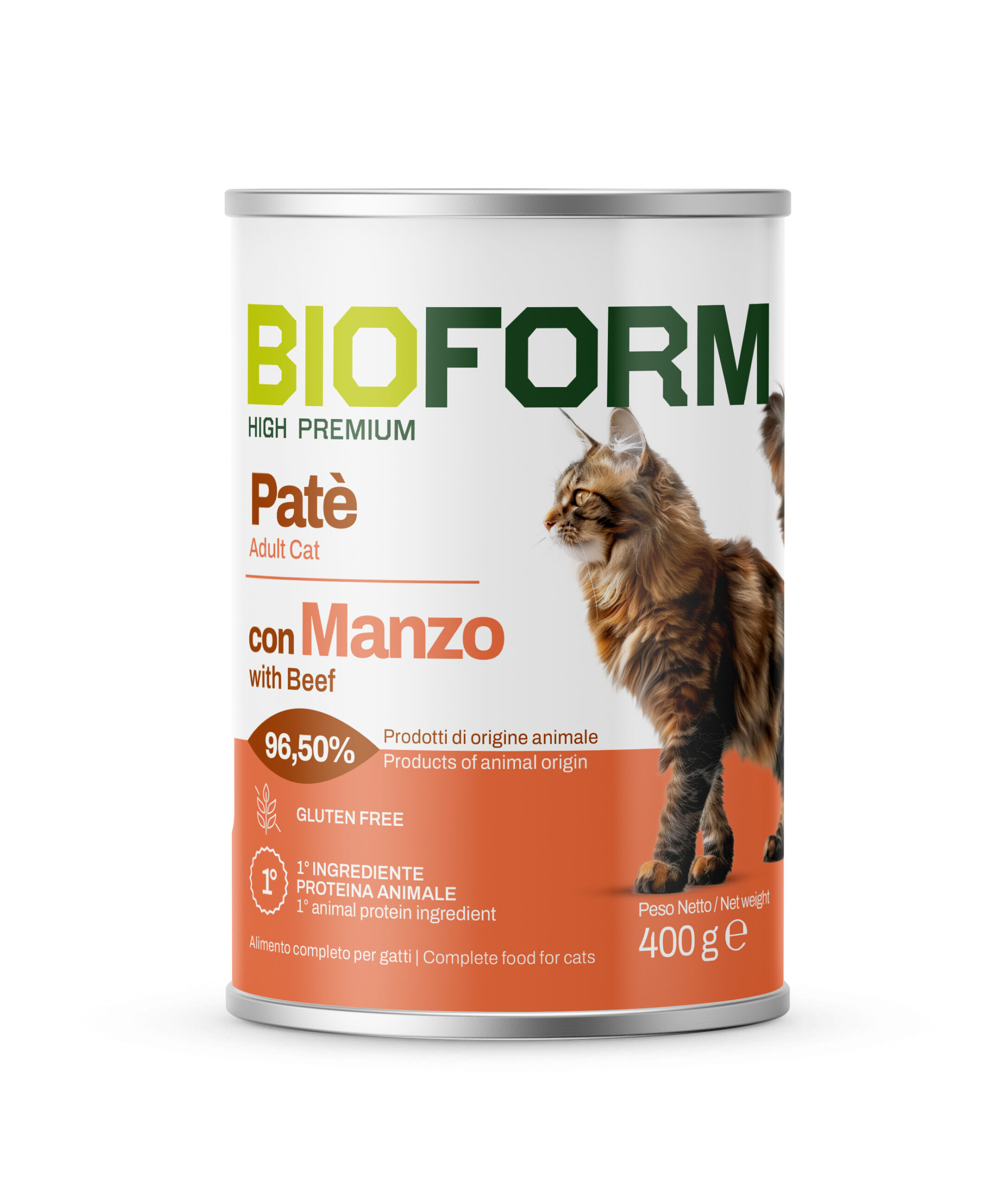 BIO FORM Cat Patè Manzo gr. 400 (6 pz)
