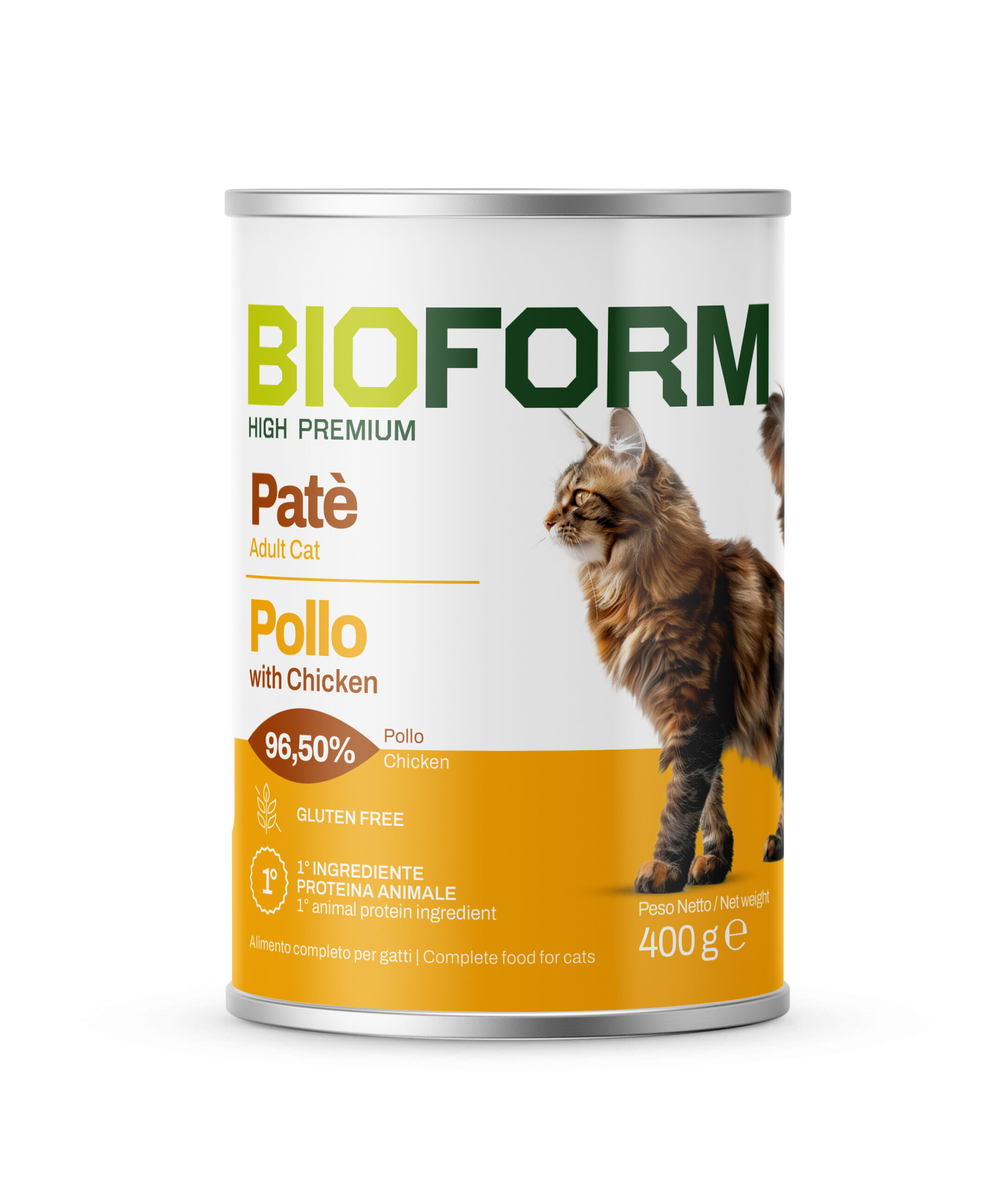 BIO FORM Cat Patè Pollo gr. 400 (6 pz)