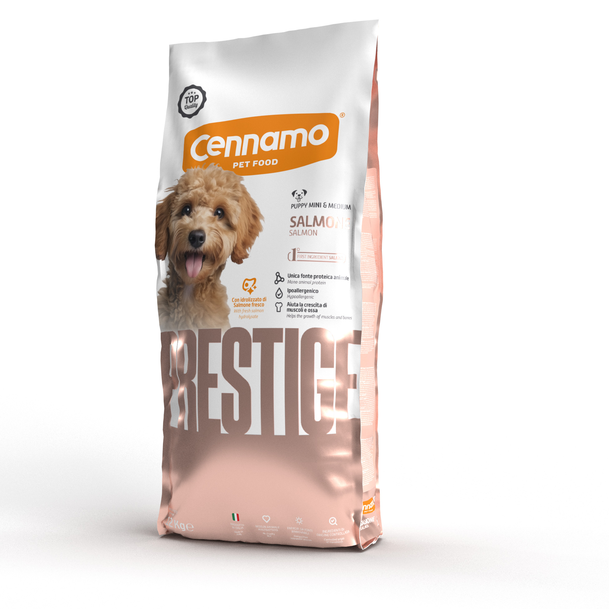 PRESTIGE Puppy & Junior Mini Salmone Kg. 12