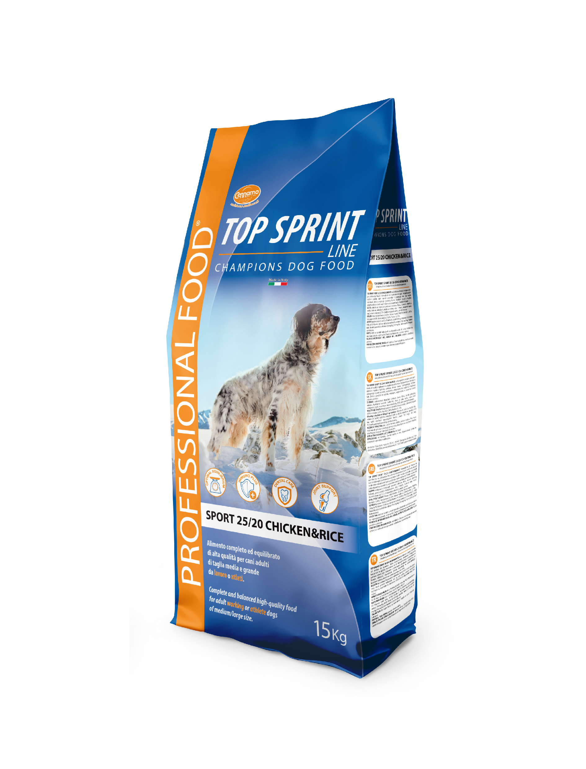 TOP SPRINT Sport 25/20 Pollo e Riso Kg. 15