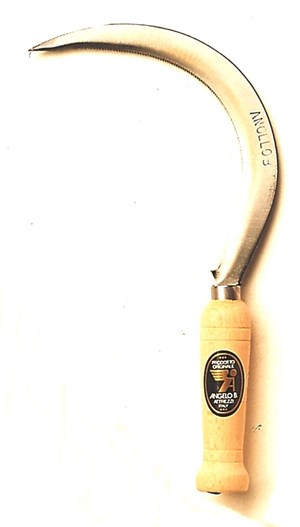 Falciola Cereali Dentata 7/0 cm 25 - Angelo Bergamasco