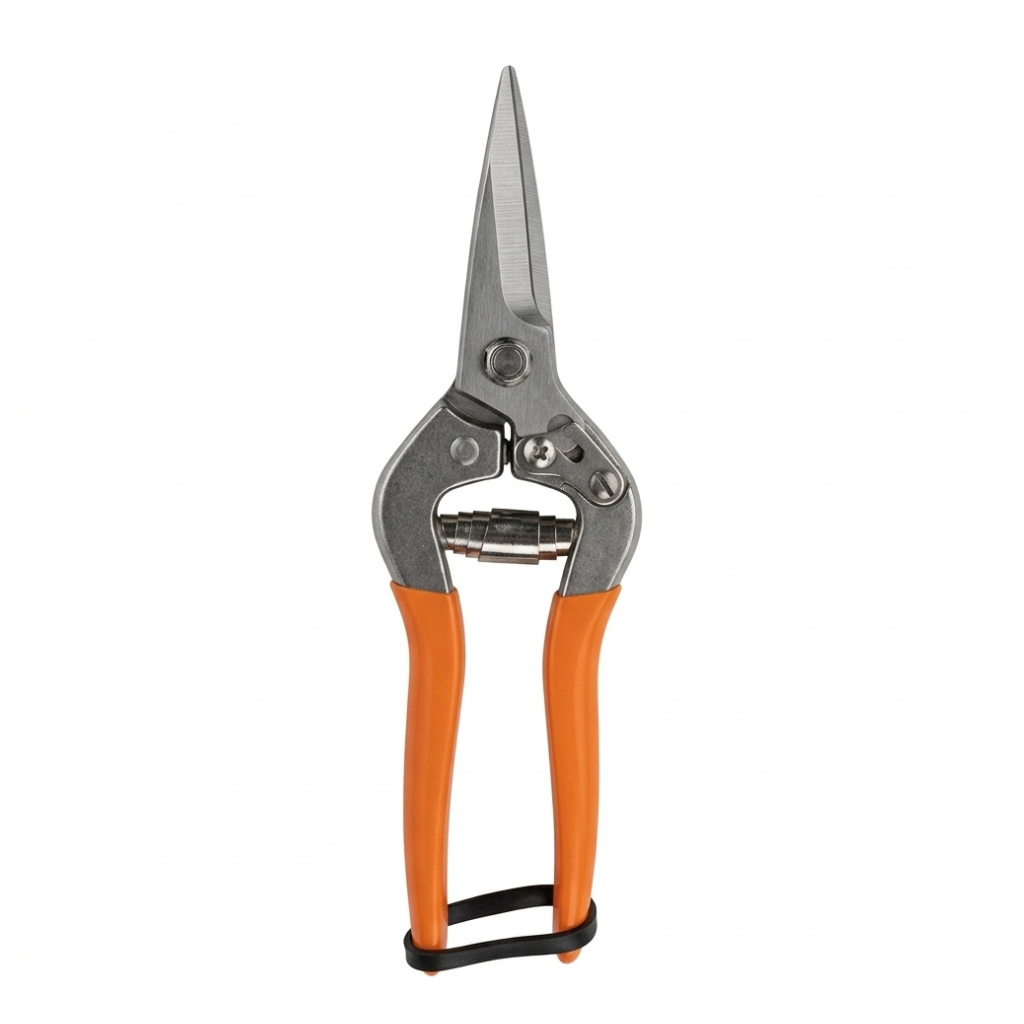Angelo Bergamasco – Forbice Cogliagumi 16,5 cm Inox Becchi Corti Curvi
