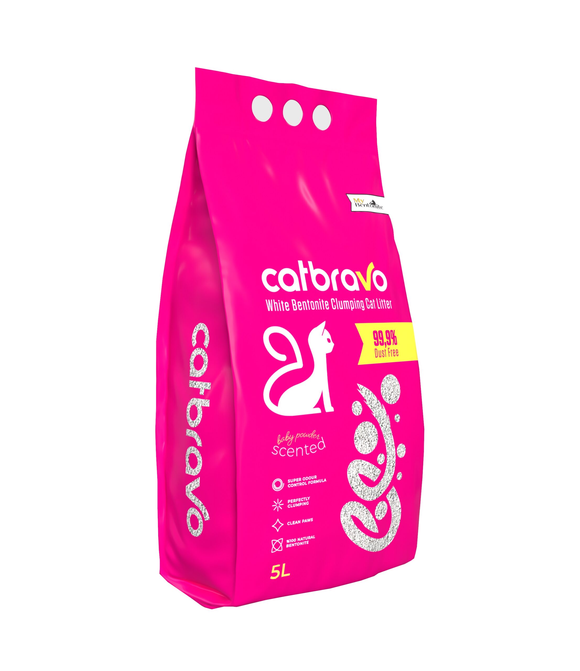 CAT BRAVO lettiera bentonite Borotalco lt. 5