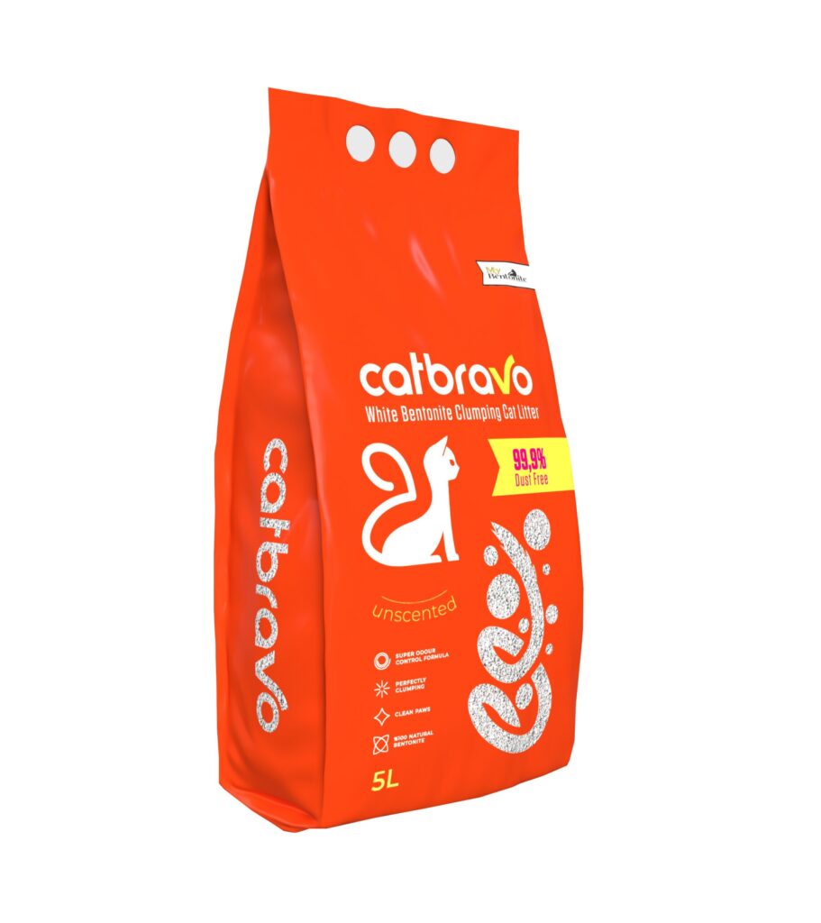 CAT BRAVO lettiera bentonite Inodore lt. 5