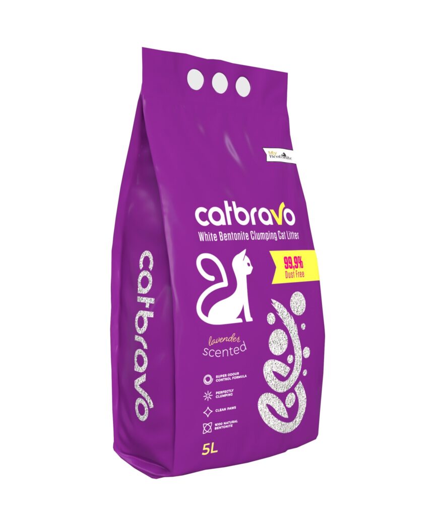CAT BRAVO lettiera bentonite Lavanda lt. 5