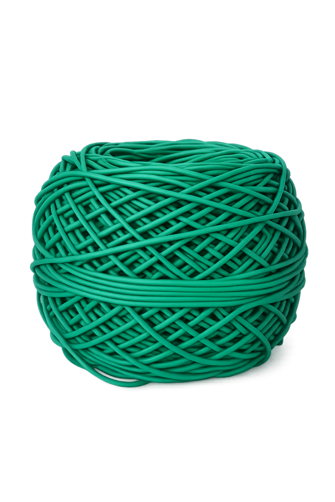 Gomitolo Tubo Elastico Ø 2.2 mm Verde – Multiuso