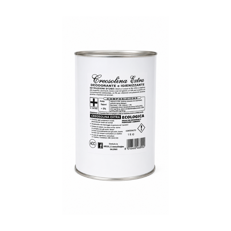 Creosolina extra ecologica 1L – Deodorante e Igienizzante Ambienti
